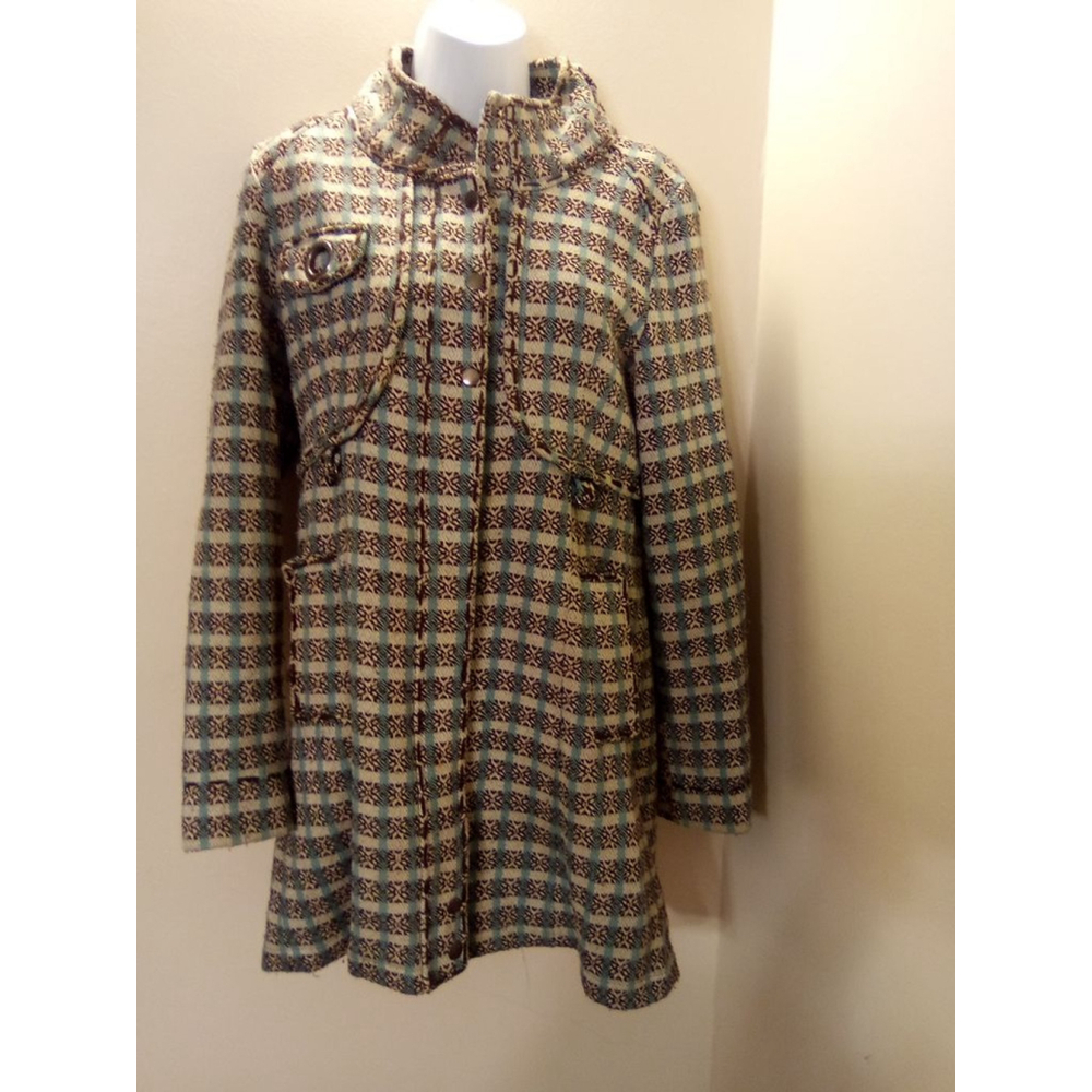 LU LUVIA COAT PRE-OWNED SIZE MEDIUM - Picture 2 of 13
